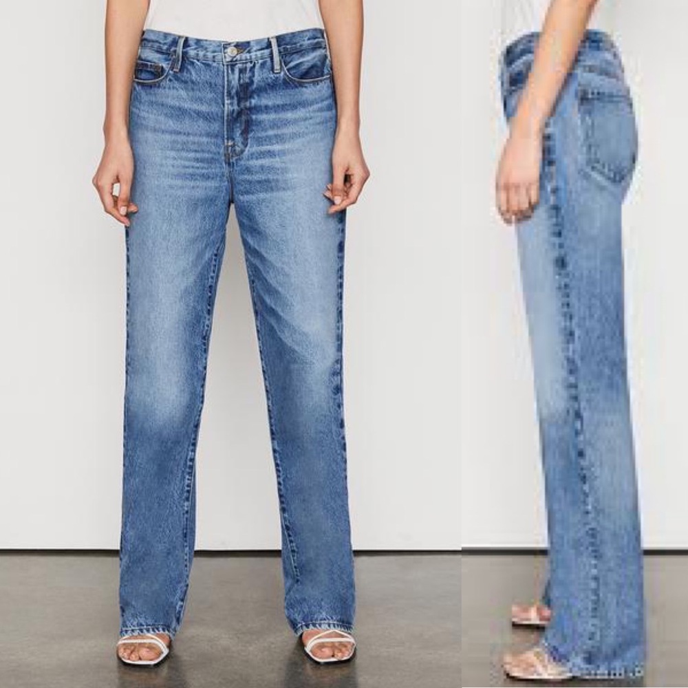 • FRAME x The Jeans Redesign • Le Drew Straight Leg Jeans Ellen